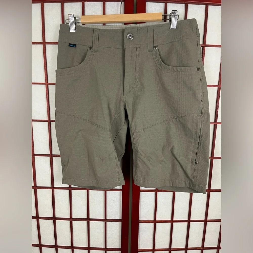 Kuhl Shorts Khaki Brown Beige Mens Polyester